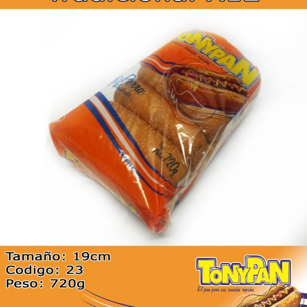 Pan Perro Tradicional x 12 und